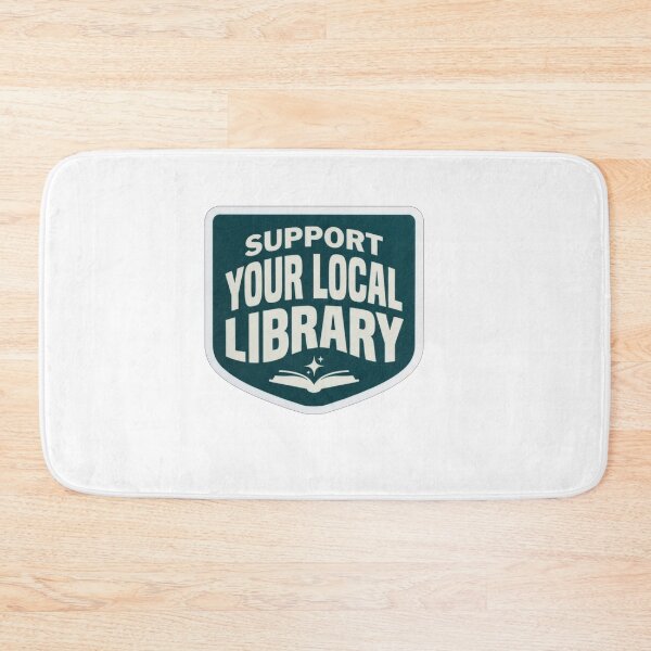 Item preview, Support Your Local Library Book Lover designed and sold by Owcomm.