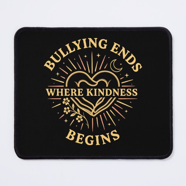 Item preview, Bullying Ends Where Kindness Begins Anti Bullying designed and sold by Say It With Ink.