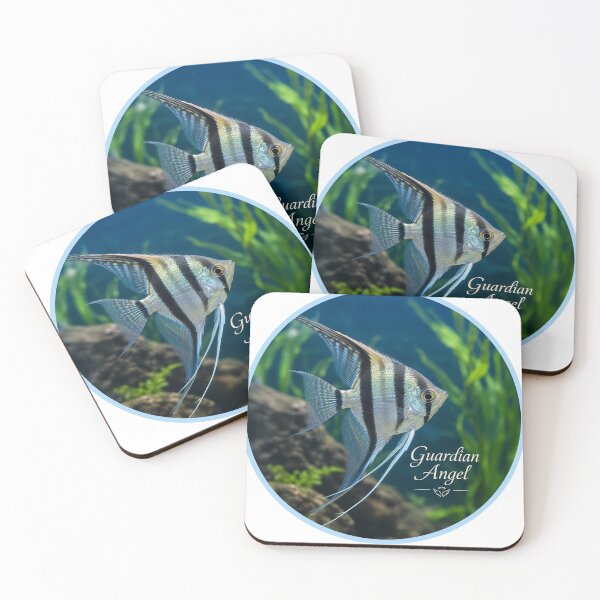 Item preview, Guardian Angel Freshwater Angelfish Graphic Design designed and sold by NotSoSubtleRosiePeas.