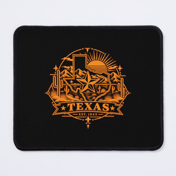 Item preview, Retro Texas Est 1845 Desert Mountains Wanderlust Graphic designed and sold by Paper Drip.