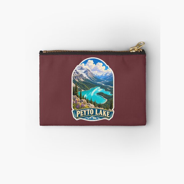 Item preview, Peyto Lake Alberta Canadian Rockies Vintage Travel Print designed and sold by PinUpPizzazz.