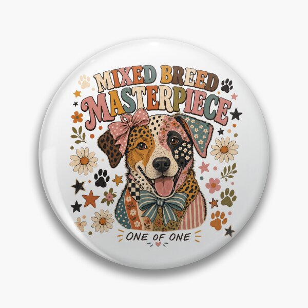 Item preview, Mixed Breed Masterpiece One Of One Dog designed and sold by JoyfullyOffbeat.