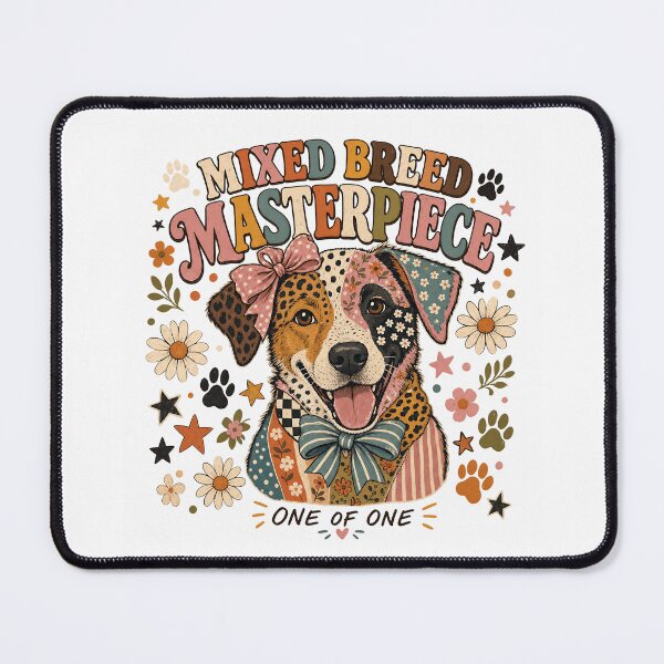 Item preview, Mixed Breed Masterpiece One Of One Dog designed and sold by JoyfullyOffbeat.