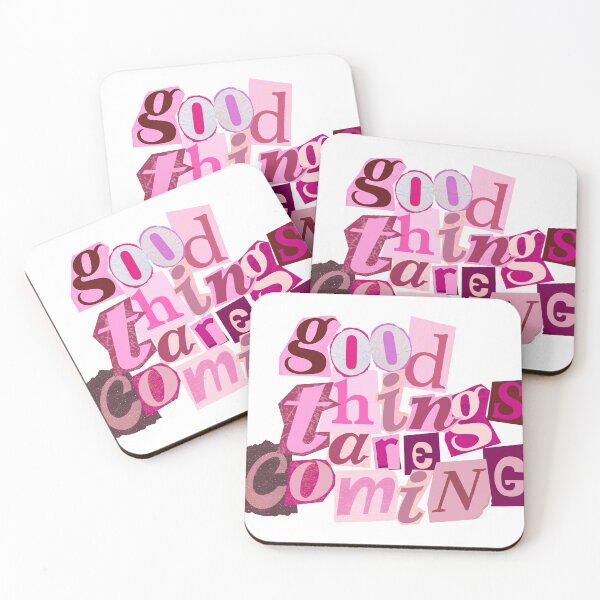 Item preview, good things are coming - pink designed and sold by dietpocketknife.