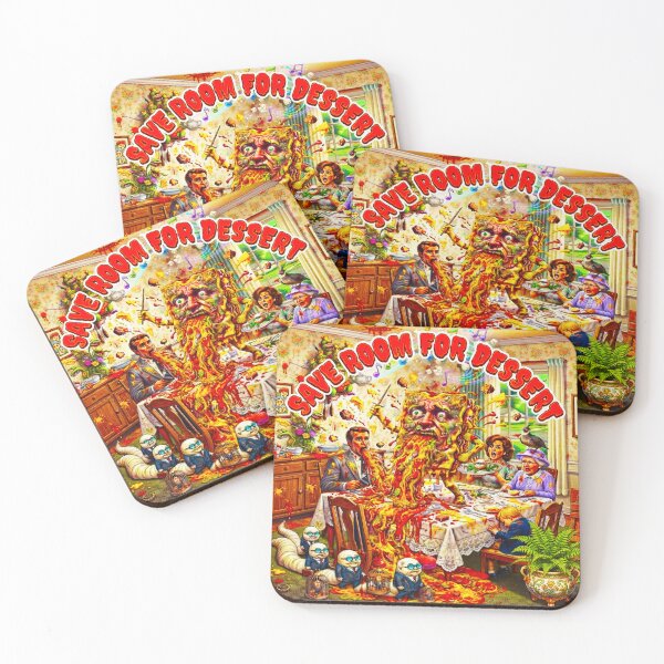 Item preview, Save Room For Dessert - Grotesque Gluttony Chaos Art designed and sold by OmniaGlobal.