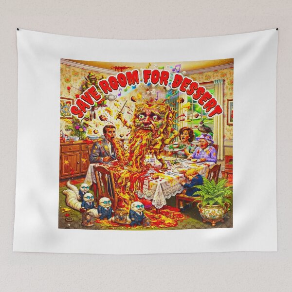 Item preview, Save Room For Dessert - Grotesque Gluttony Chaos Art designed and sold by OmniaGlobal.