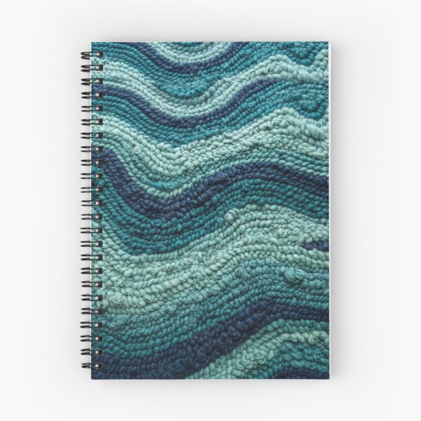 Item preview, Textured Blue Waves Woven Ocean Pattern designed and sold by Owcomm.