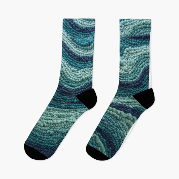 Item preview, Textured Blue Waves Woven Ocean Pattern designed and sold by Owcomm.