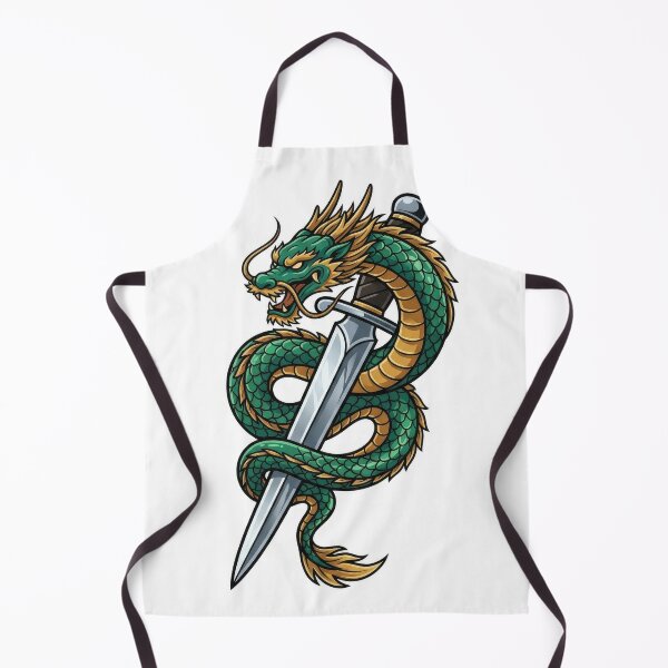 Item preview, Japanese Green Dragon Wrapped Around Dagger designed and sold by Rahat3344.