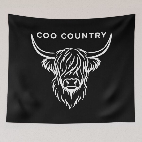 Item preview, Coo Country – Highland Cow Scotland designed and sold by Sfumata Illustration.
