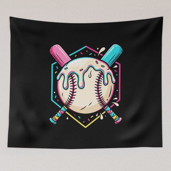 Item preview, Sweet Baseball Treat Colorful Sports Graphic designed and sold by liamsi-kouz.