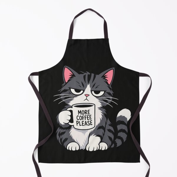 Item preview, Grumpy Cat Drinking Morning Coffee Cute Animal    designed and sold by Owcomm.