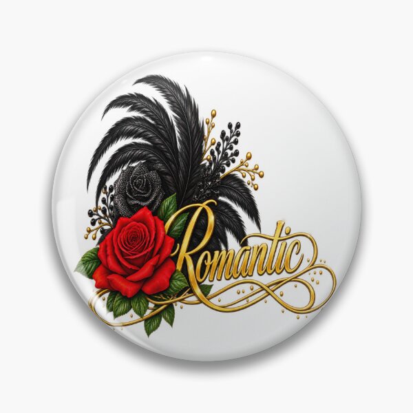 Item preview, Romantic Dual‑Rose Luxe Emblem designed and sold by Mindful56.
