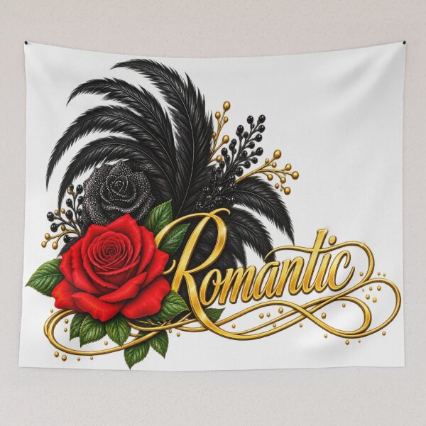 Item preview, Romantic Dual‑Rose Luxe Emblem designed and sold by Mindful56.