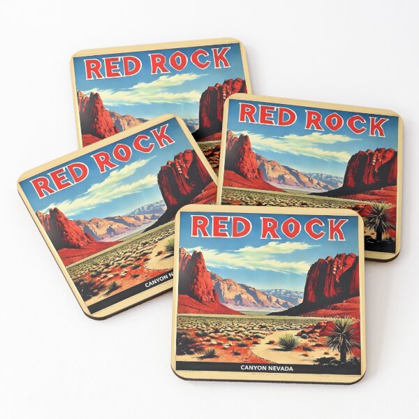 Item preview, Red Rock Canyon Nevada Vintage  Poster designed and sold by Eclipse 3699.