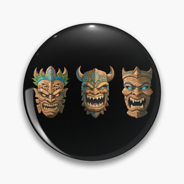 Item preview, Three Tiki Masks designed and sold by VelvetRoom.