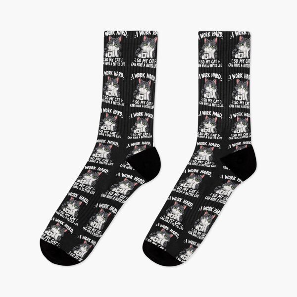 Item preview, I Work Hard So My Cat Can Have A Better Life    designed and sold by Owcomm.