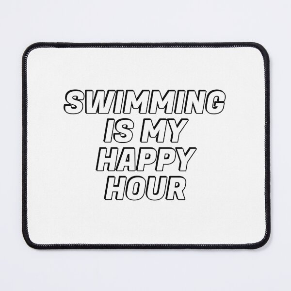 Item preview, Swimming Is My Happy Hour designed and sold by Inspirationmotivation.
