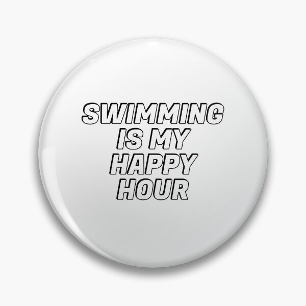 Item preview, Swimming Is My Happy Hour  designed and sold by Inspirationmotivation.