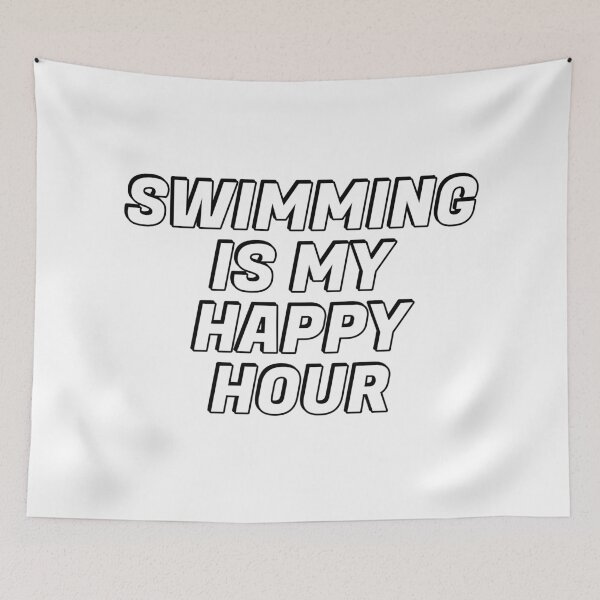 Item preview, Swimming Is My Happy Hour  designed and sold by Inspirationmotivation.