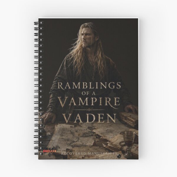 Artikelvorschau, Black Background Ramblings of a Vampire - Vaden, Recovered Manuscripts, Manuscripts, Wattpad entworfen und verkauft von Shel13X.