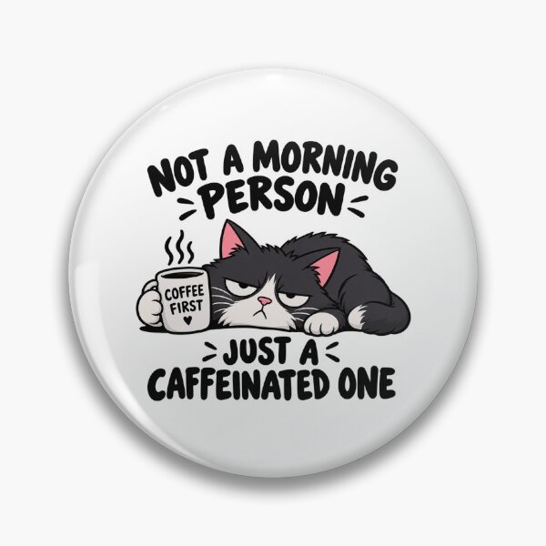 Item preview, Grumpy Cat Needing Morning Coffee First    designed and sold by Owcomm.