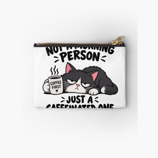 Item preview, Grumpy Cat Needing Morning Coffee First    designed and sold by Owcomm.