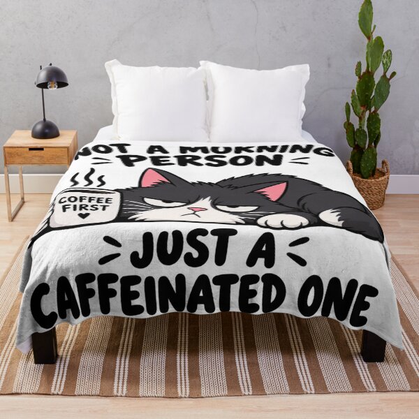 Item preview, Grumpy Cat Needing Morning Coffee First designed and sold by Owcomm.