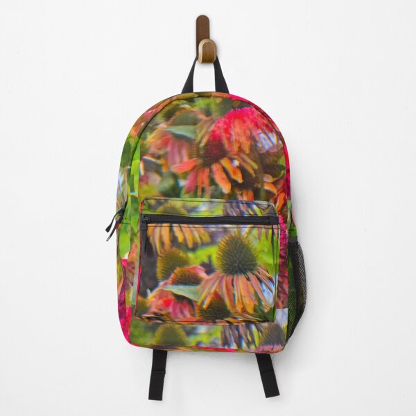Item preview, Orange and Pink Coneflowers Kaleidoscope Lens Shot 2 designed and sold by KaleidoscopeMeg.