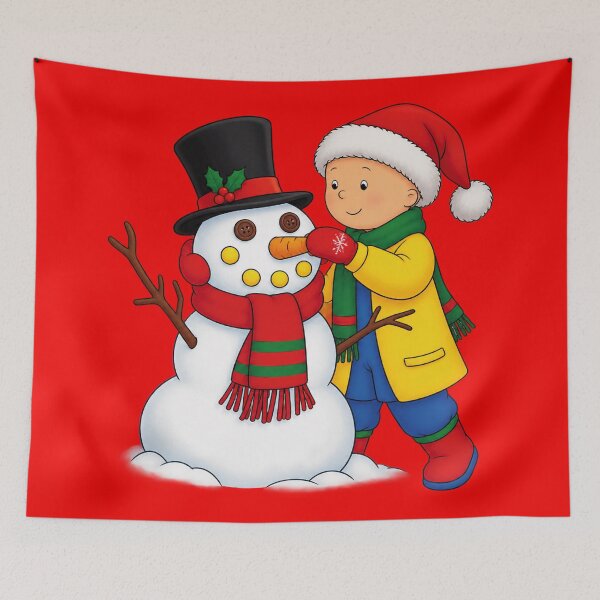 Aperçu de l'œuvre Caillou fait un bonhomme de neige à Noël créée et vendue par YChangShop.