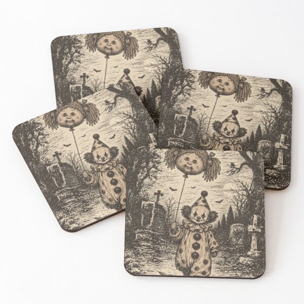 Item preview, Little Clown of the Graveyard designed and sold by darametzgerart.