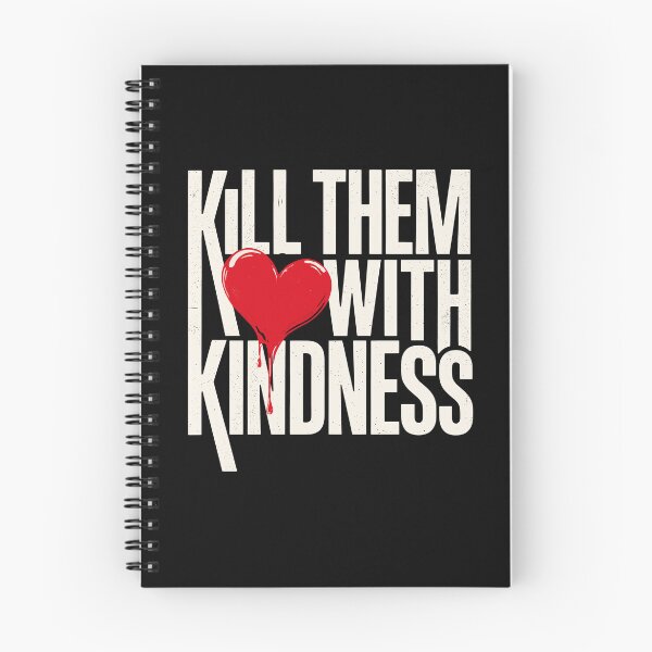 Item preview, Kill Them With Kindness Sarcastic Heart Design designed and sold by Say It With Ink.