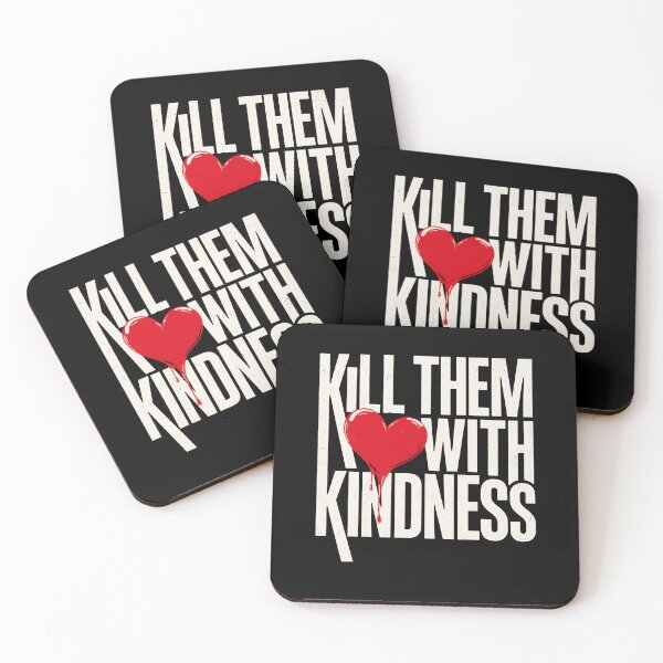 Item preview, Kill Them With Kindness Sarcastic Heart Design designed and sold by Say It With Ink.