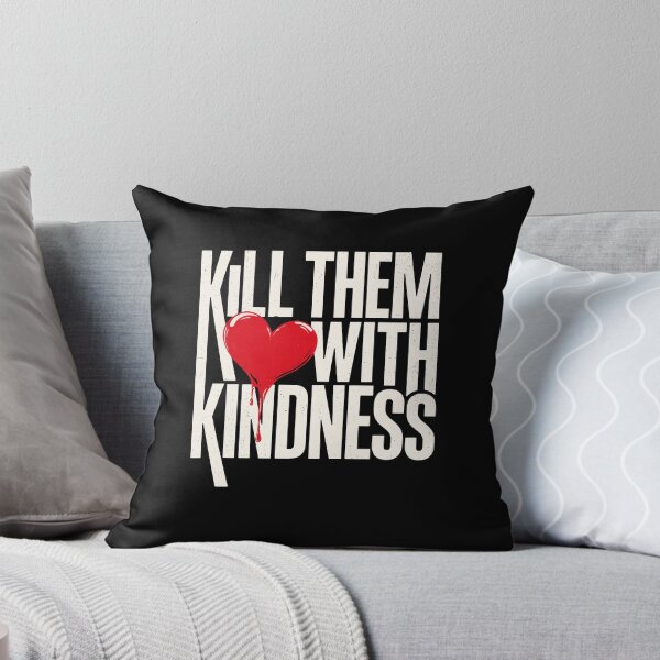 Item preview, Kill Them With Kindness Sarcastic Heart Design designed and sold by Say It With Ink.