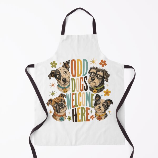 Item preview, Odd Dogs Welcome Here Mixed Breed Portraits designed and sold by JoyfullyOffbeat.