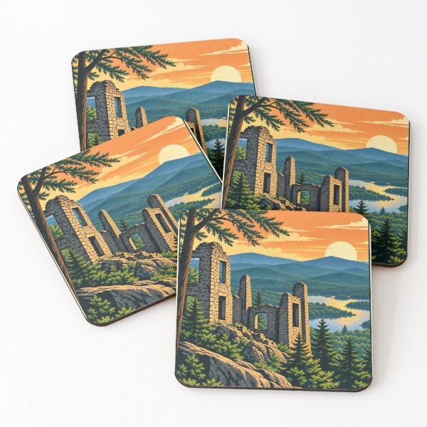 Item preview, Van Slyke Castle Ruins – Ramapo Mountains designed and sold by Past in Threads.