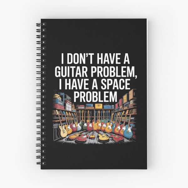 Item preview, I Don't Have A Guitar Problem, I Have A Space Problem - Red Designs designed and sold by Peter Stawicki.