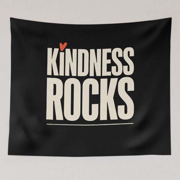 Item preview, Kindness Rocks Inspirational Bold Graphic Gift designed and sold by Say It With Ink.