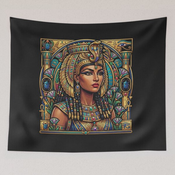 Item preview, Majestic Ancient Egyptian Queen Cleopatra Portrait designed and sold by Owcomm.