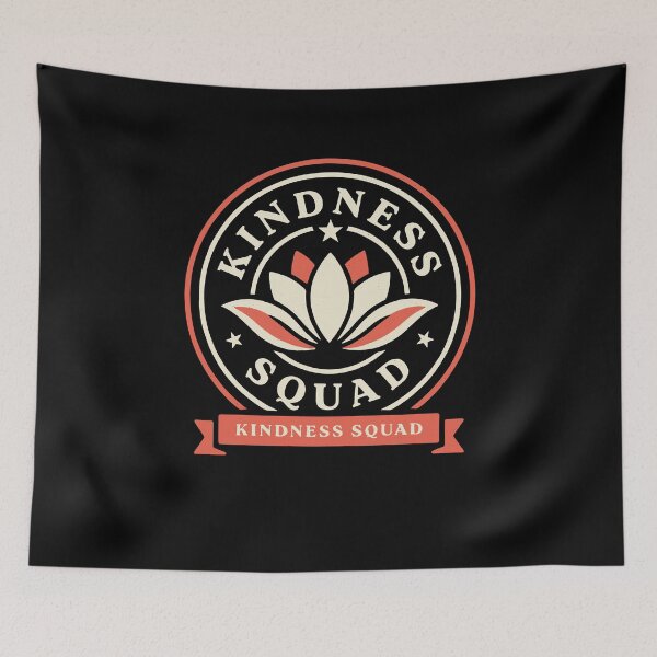 Item preview, Kindness Squad Vintage Badge Positivity Gift designed and sold by Say It With Ink.