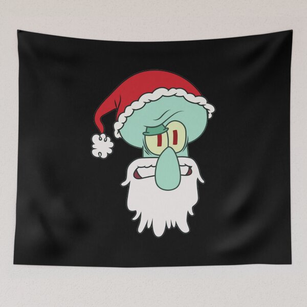 Item preview, Squidward Santa Claus designed and sold by thatskawaii.
