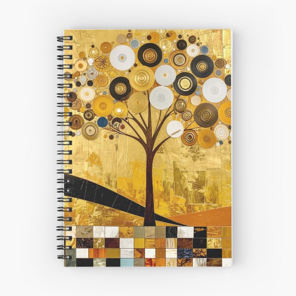 Item preview, Ornate Gold Leaf and Mosaic Circle Tree designed and sold by Vicky Brago-Mitchell®.