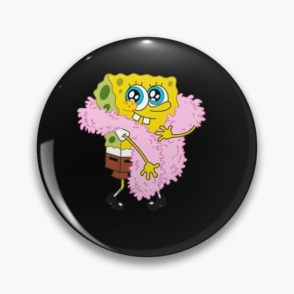 Item preview, SpongeBob with Feather Boa  designed and sold by thatskawaii.
