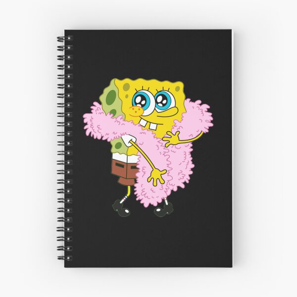 Item preview, SpongeBob with Feather Boa  designed and sold by thatskawaii.