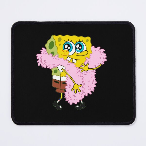 Item preview, SpongeBob with Feather Boa  designed and sold by thatskawaii.