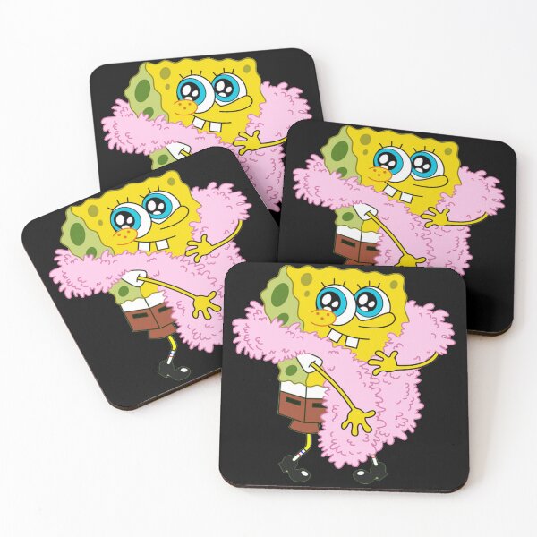 Item preview, SpongeBob with Feather Boa  designed and sold by thatskawaii.