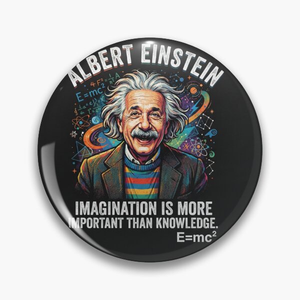 Item preview, Albert Einstein Imagination Is More Important Than Knowledge    designed and sold by Owcomm.