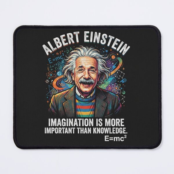 Item preview, Albert Einstein Imagination Is More Important Than Knowledge designed and sold by Owcomm.