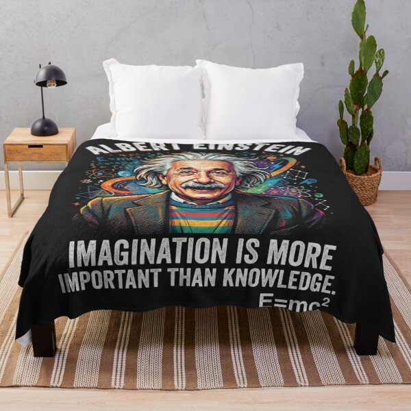 Item preview, Albert Einstein Imagination Is More Important Than Knowledge designed and sold by Owcomm.