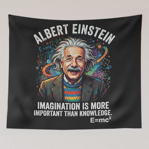 Item preview, Albert Einstein Imagination Is More Important Than Knowledge    designed and sold by Owcomm.